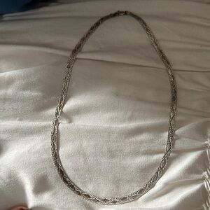 Intricate Silver Chain Necklace